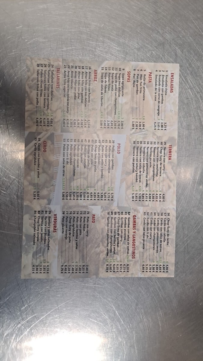 Chino Gordo Photo Menu 3