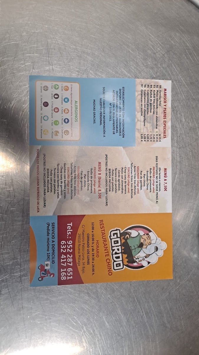 Chino Gordo Photo Menu 4