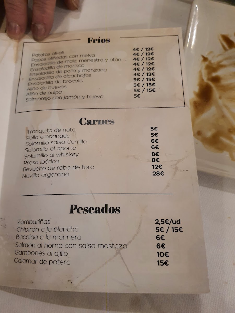 Restaurante Casa Carrillo Photo Menu 1