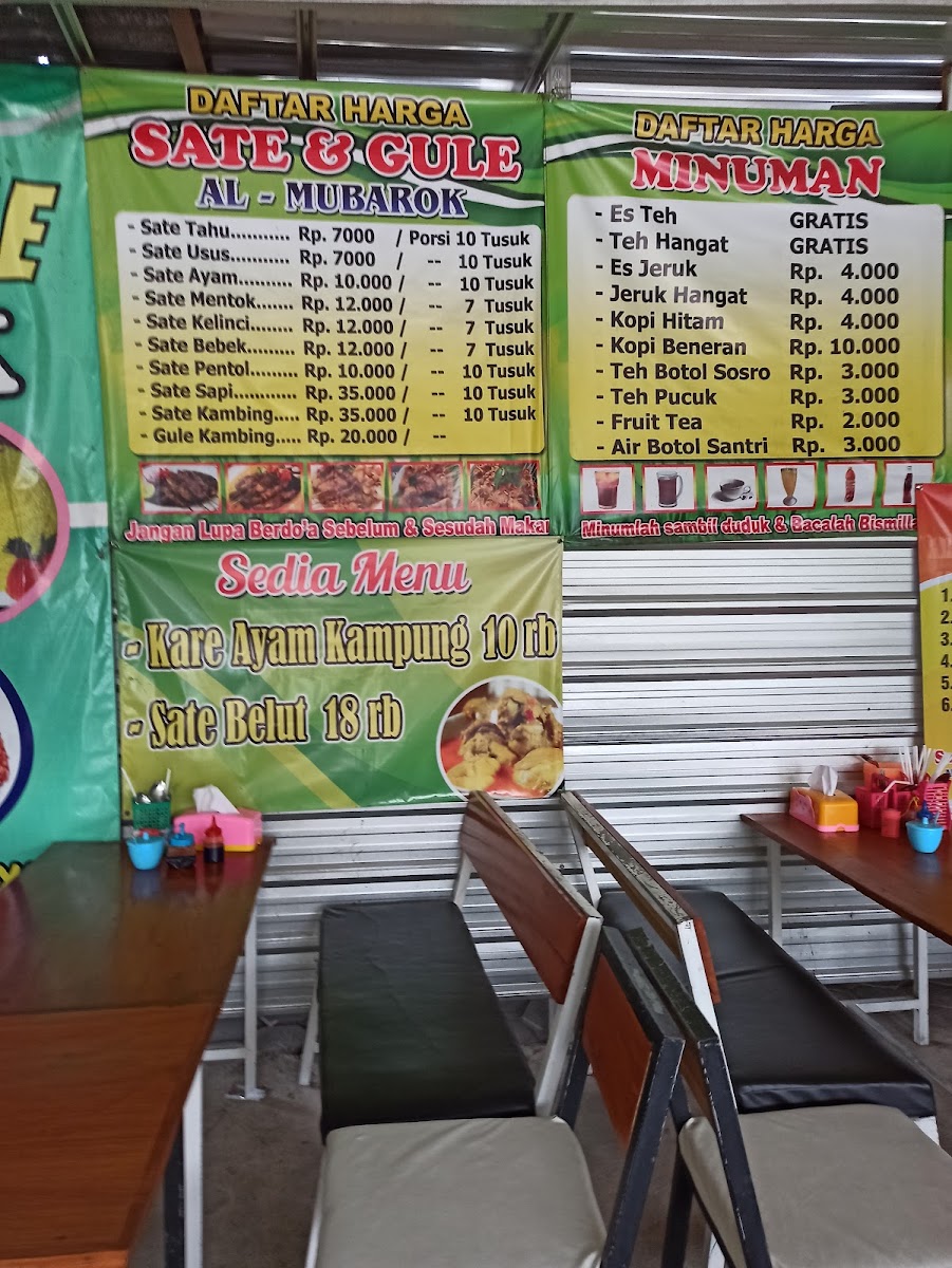 Warung Sate dan Gule Al - Mubarok Photo Menu 2