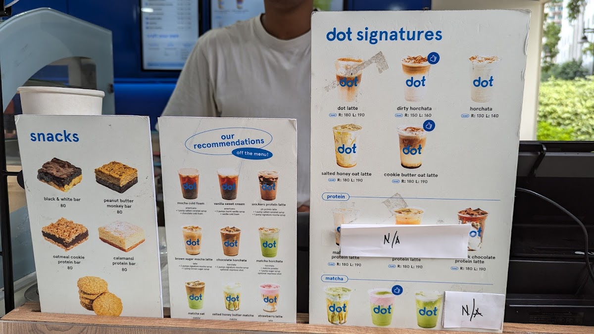 Dot Coffee | The Mind Museum Photo Menu 3