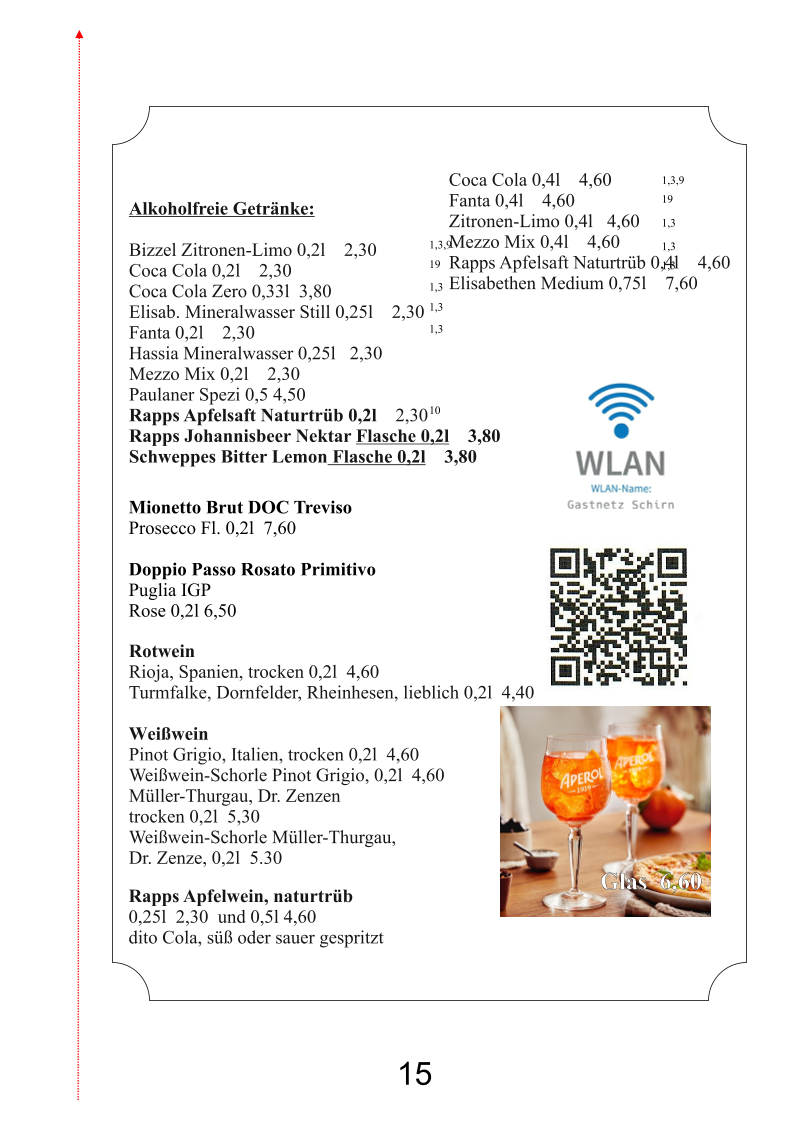 Bistro Schirn Photo Menu 3