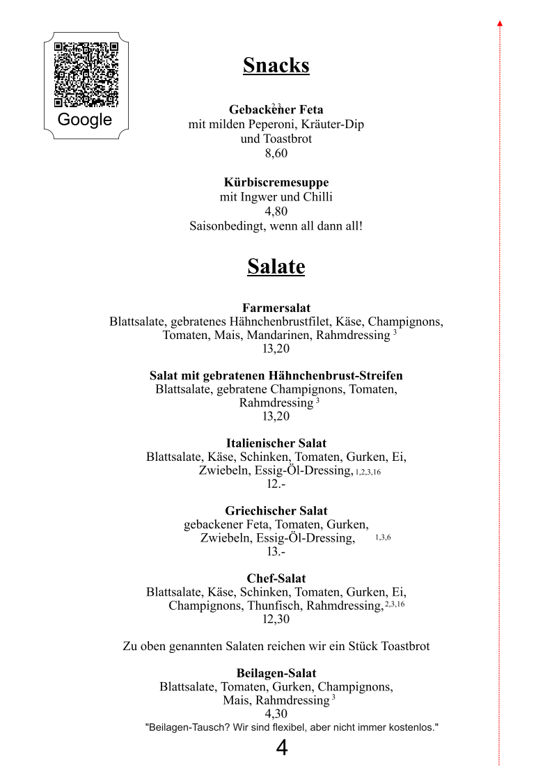 Bistro Schirn Photo Menu 5