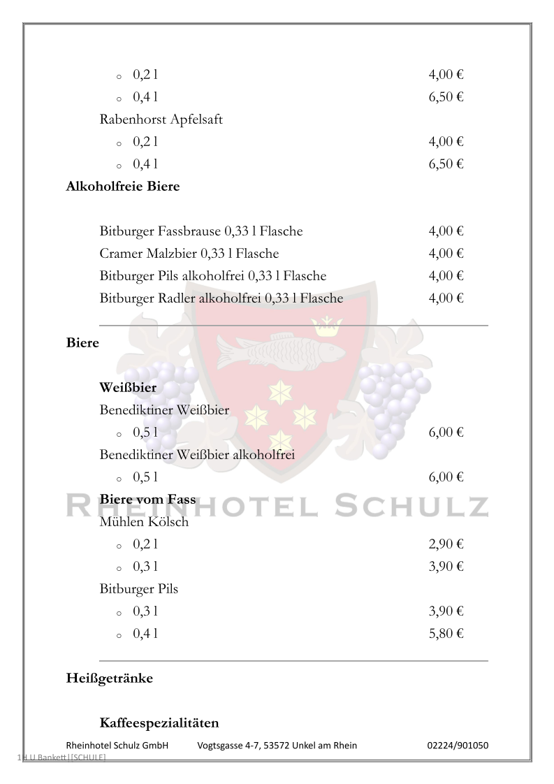 Restaurant Rheinblick Photo Menu 10