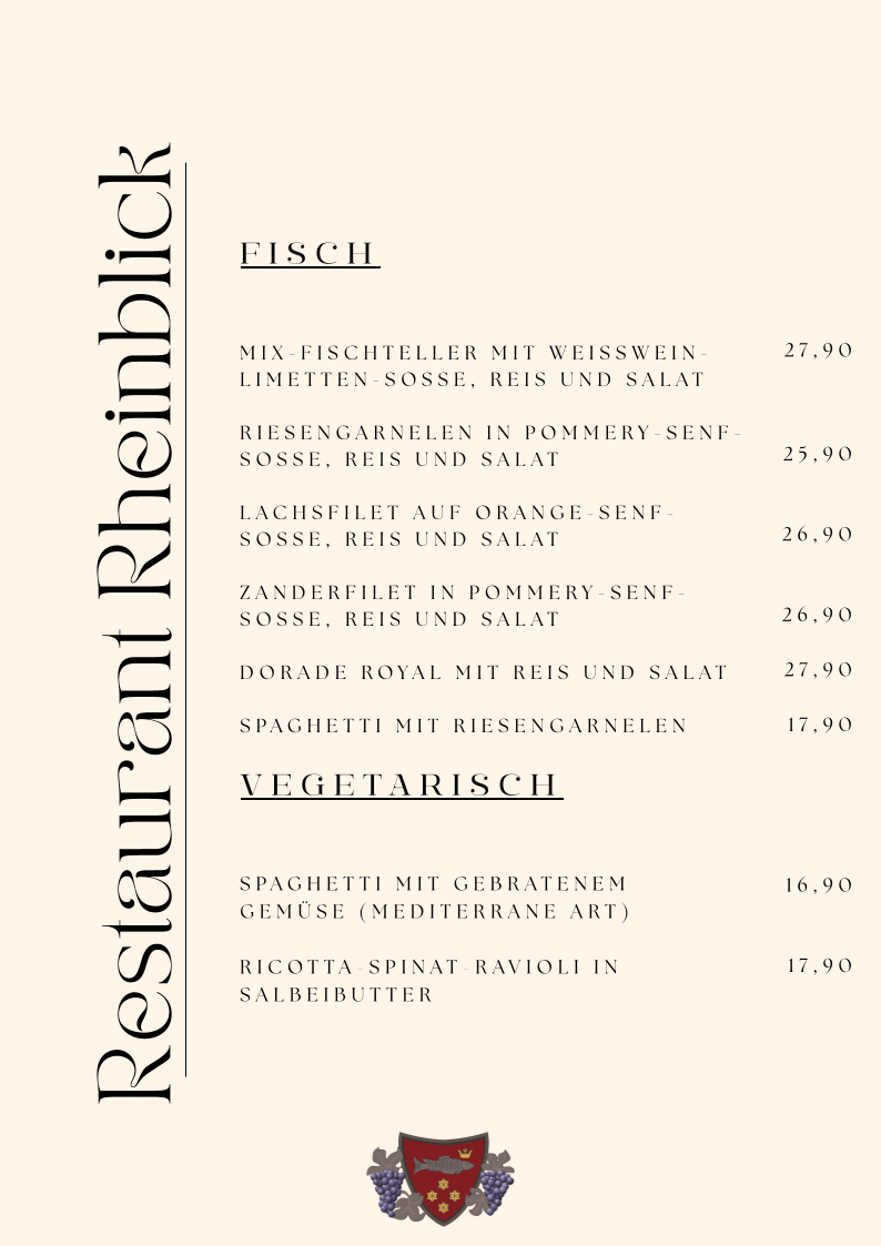 Restaurant Rheinblick Photo Menu 7