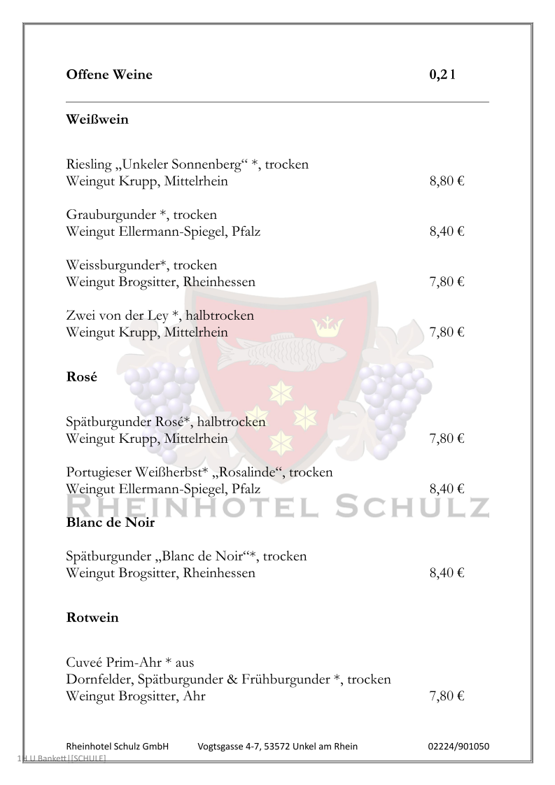 Restaurant Rheinblick Photo Menu 8