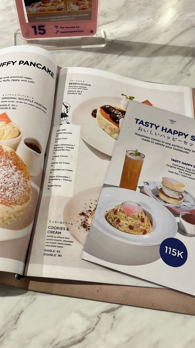 The Pancake Co. by DORÉ Photo Menu 4