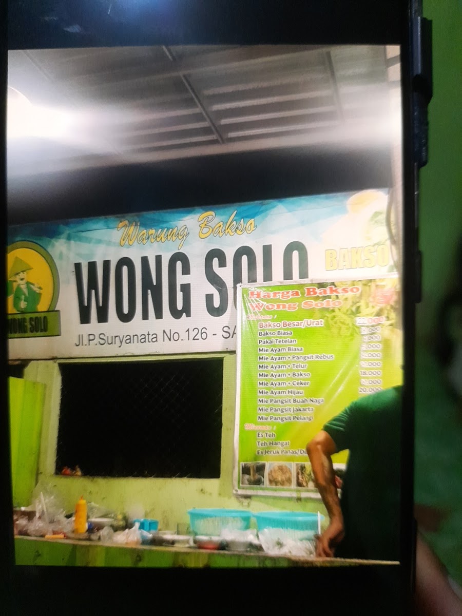 Warung Bakso Solo Suryanata Photo Menu 3