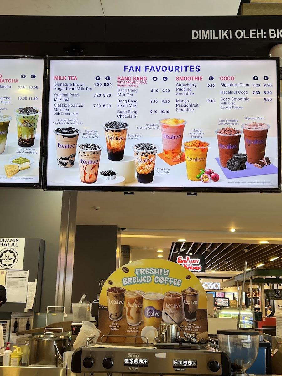 Tealive • 163 Retail Park Photo Menu 2