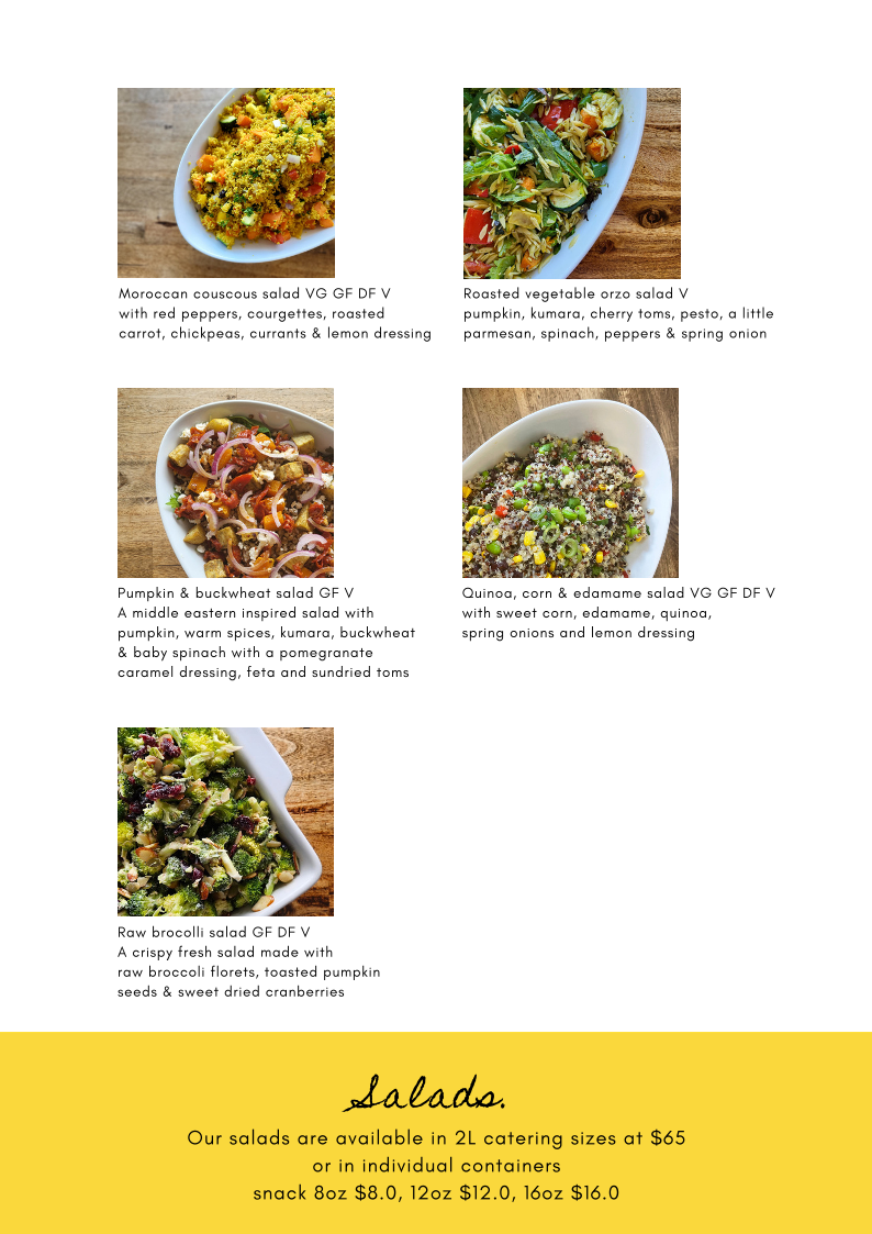 Forbes Homemade Gourmet Photo Menu 1