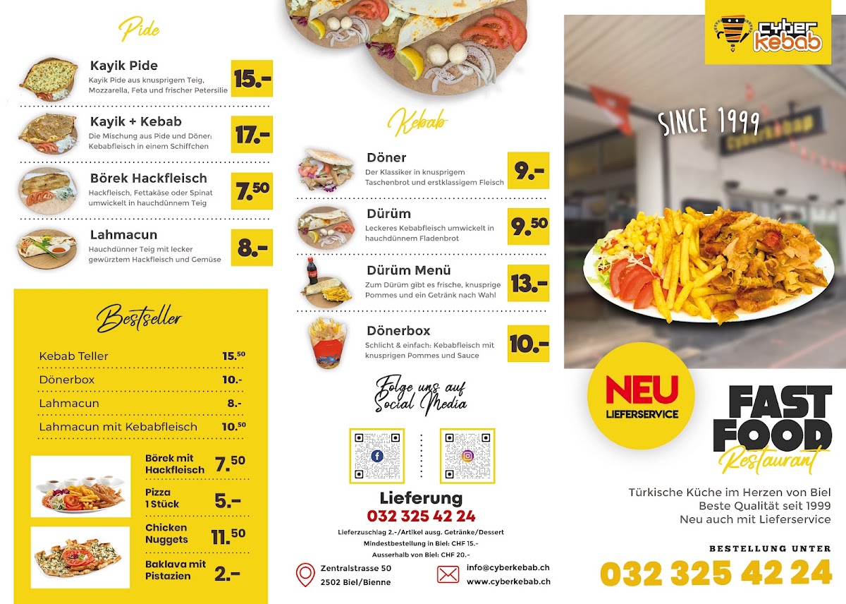 Cyber Pizza Kebab Photo Menu 4