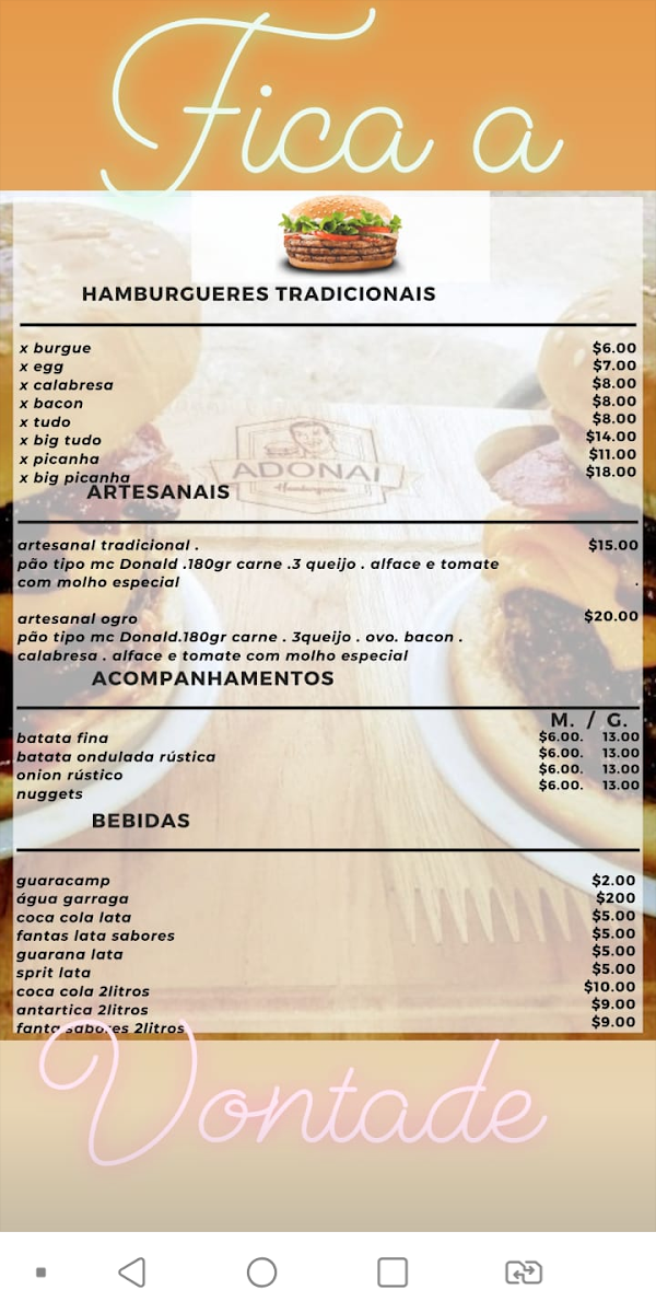 ADONAI Photo Menu 5