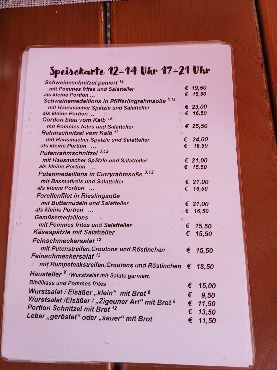 Gasthaus und Pension Hintere Höfe Photo Menu 1