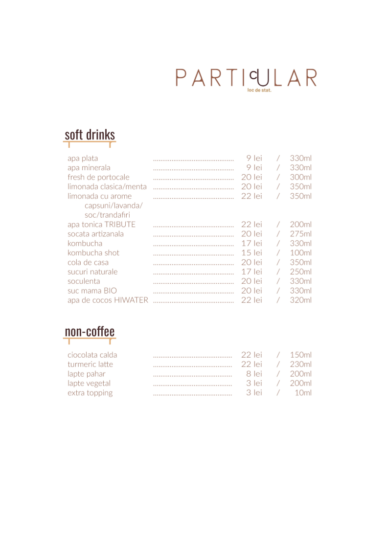 Particular [ loc de stat ] Photo Menu 1