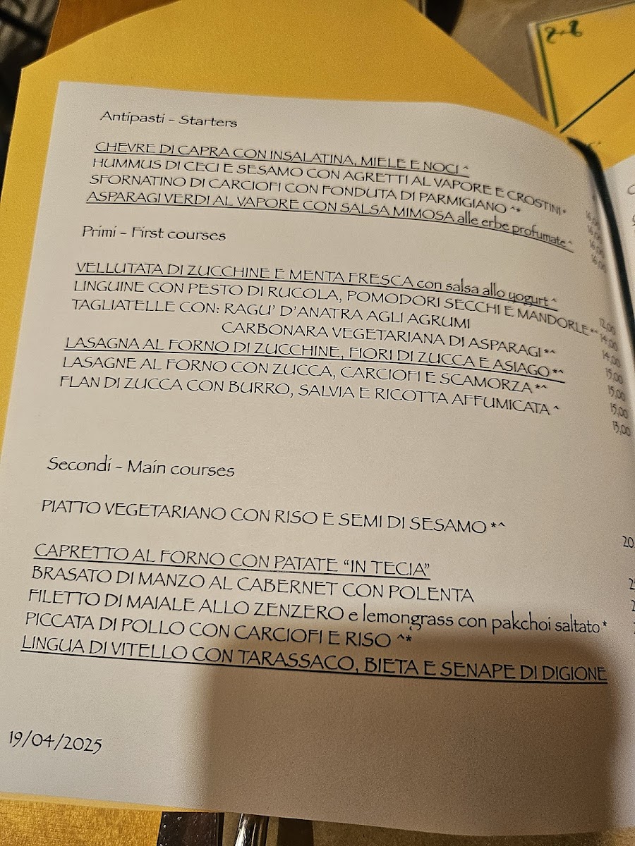 La Zucca Photo Menu 1