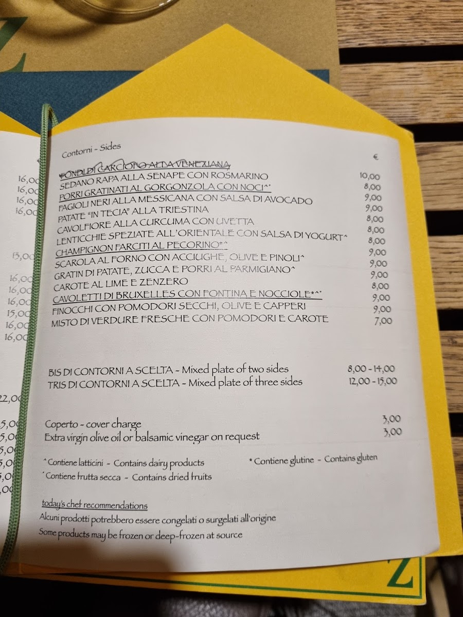 La Zucca Photo Menu 2