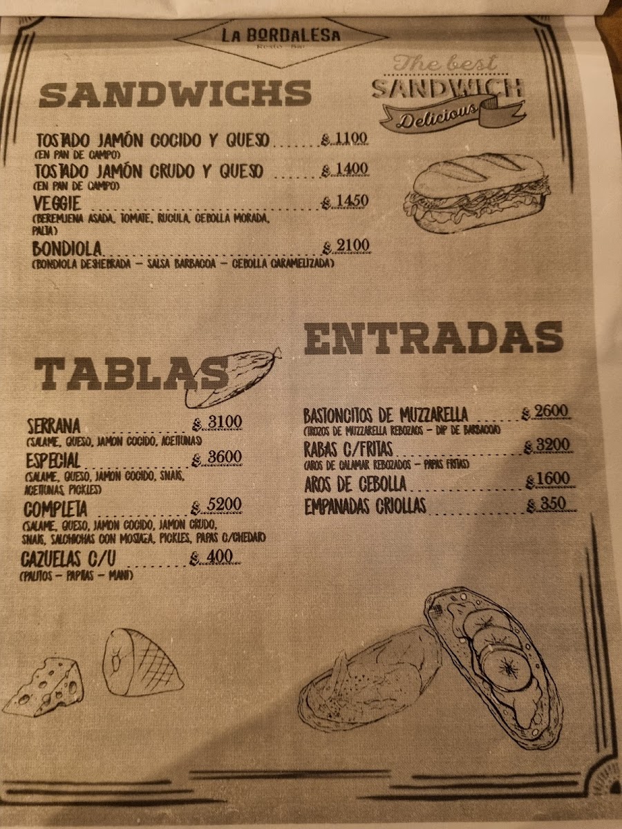 La Bordalesa Resto Bar Photo Menu 4