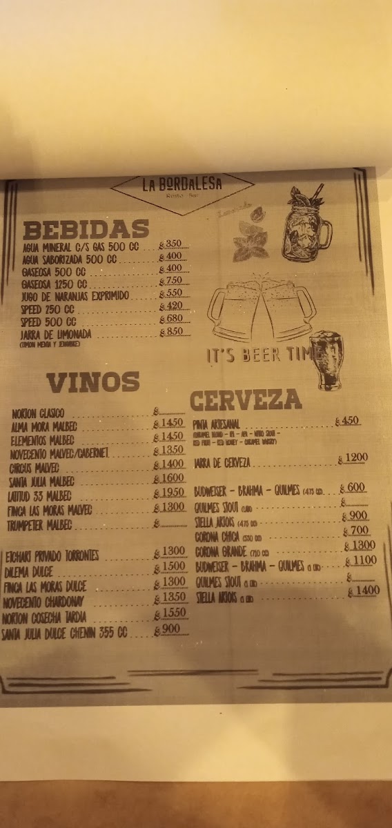 La Bordalesa Resto Bar Photo Menu 7