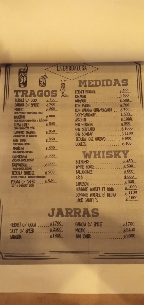La Bordalesa Resto Bar Photo Menu 8