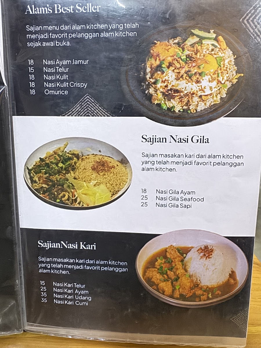 Alam Kitchen Photo Menu 5