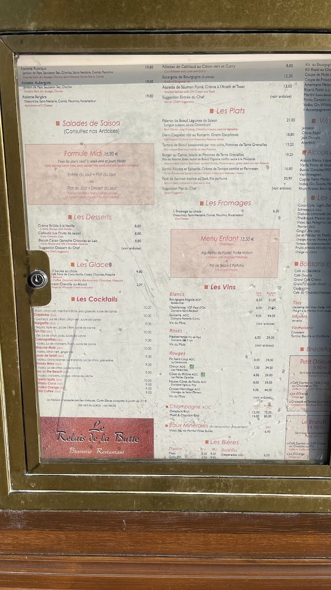 Le Relais de la Butte Photo Menu 5