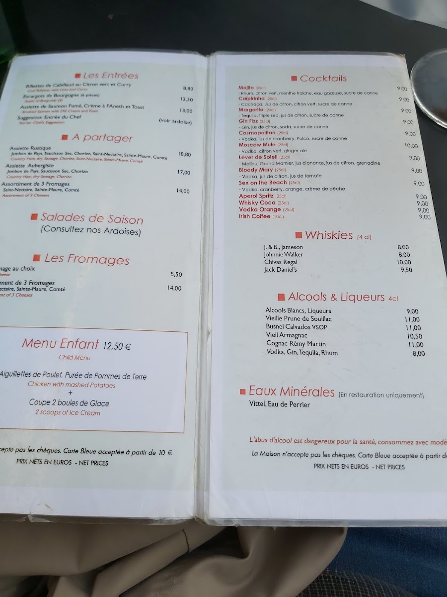 Le Relais de la Butte Photo Menu 6
