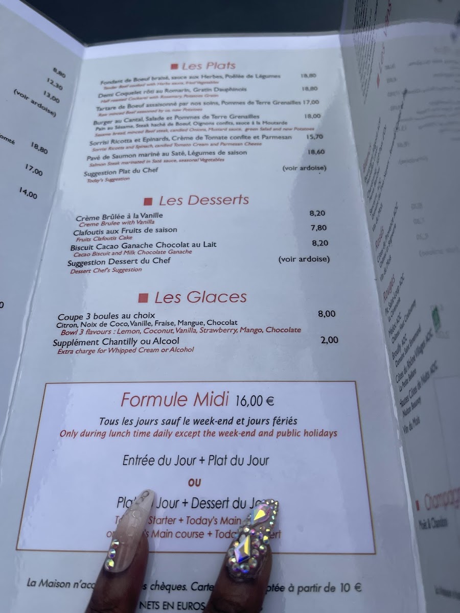 Le Relais de la Butte Photo Menu 8