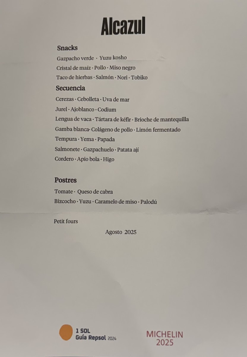 Palodú | Restaurante Centro de Málaga | Menú degustación Photo Menu 1