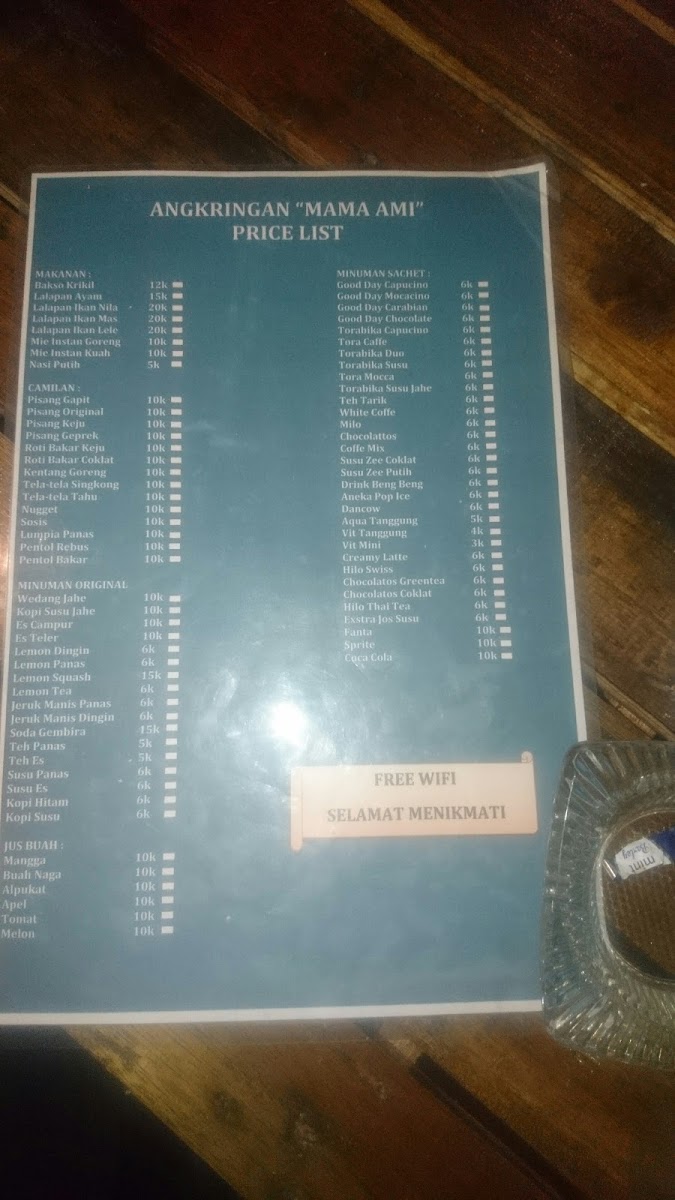 Angkringan Mini Cafe Lbk Photo Menu 2