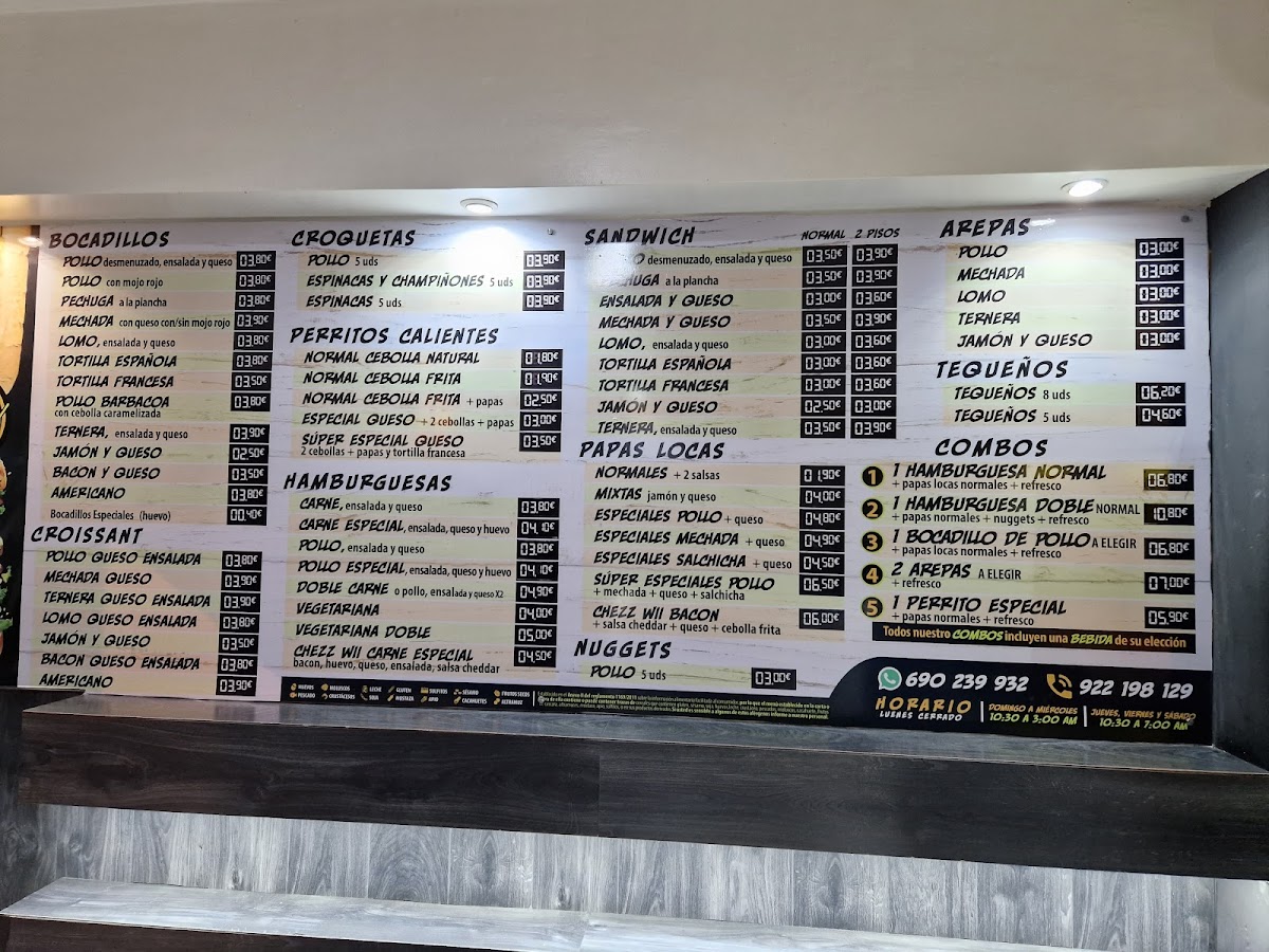 Snappy Fast Food Photo Menu 2