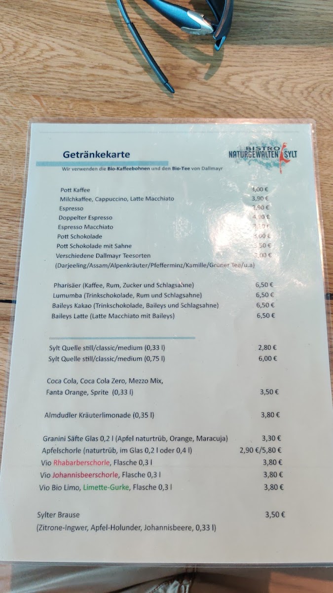 BISTRO Naturgewalten Photo Menu 1