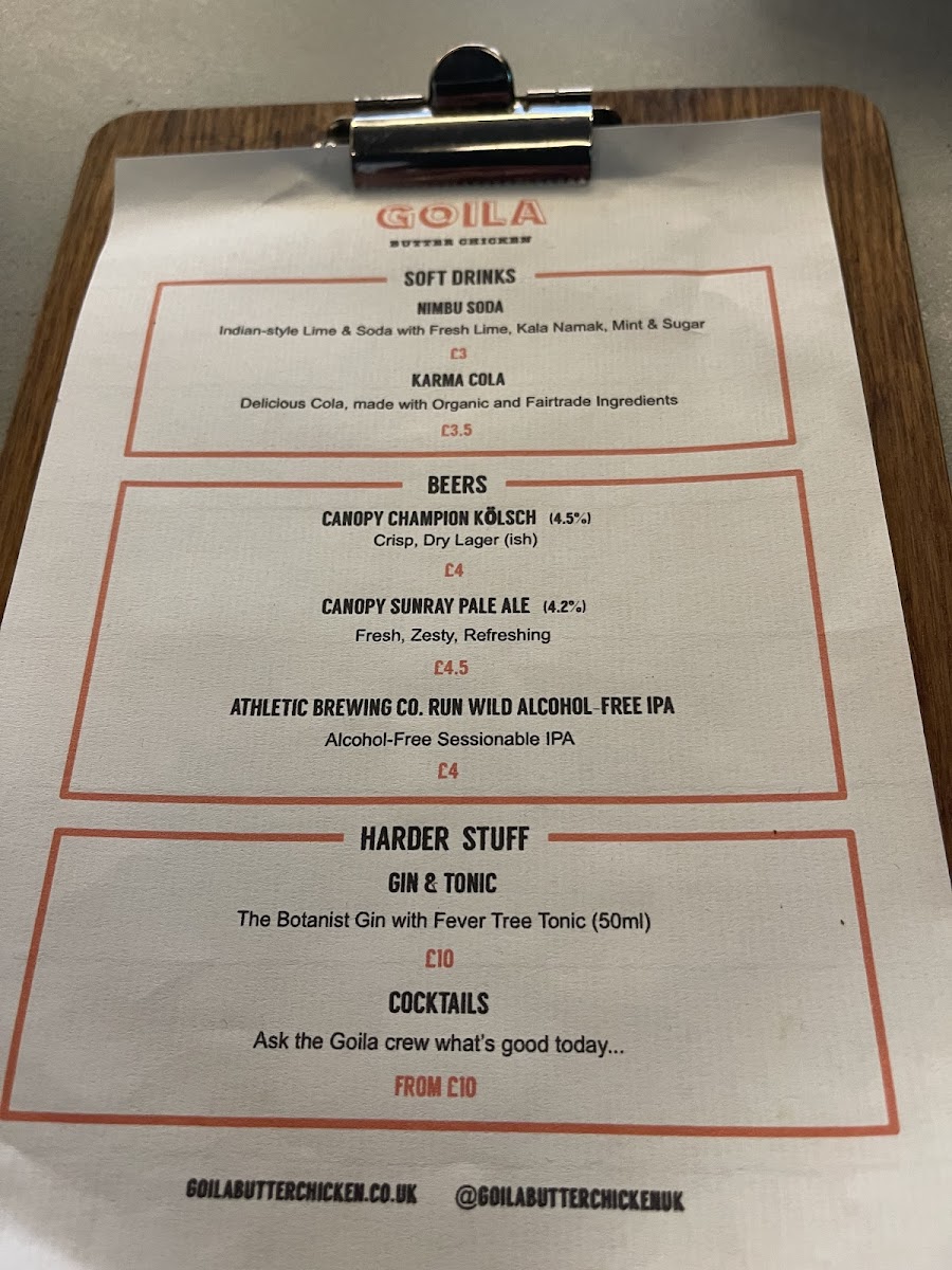 Goila Butter Chicken Photo Menu 1