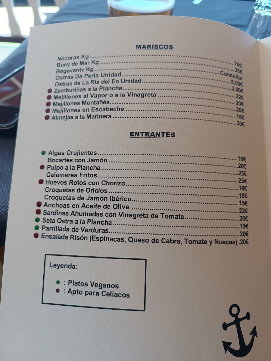 El Risón Photo Menu 2