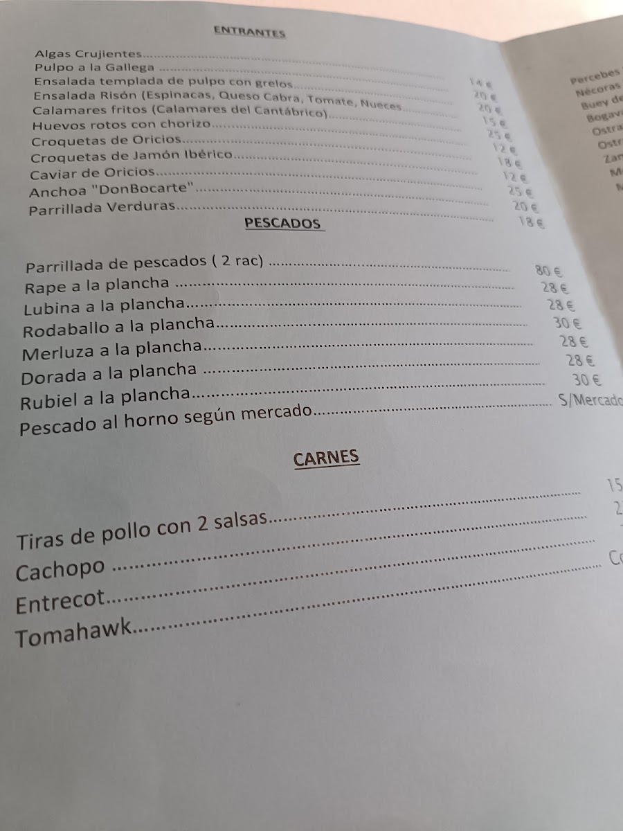 El Risón Photo Menu 8