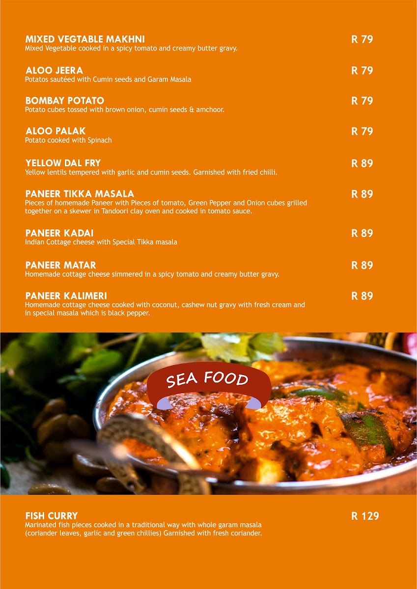 Satkar Indian Restaurant Photo Menu 10