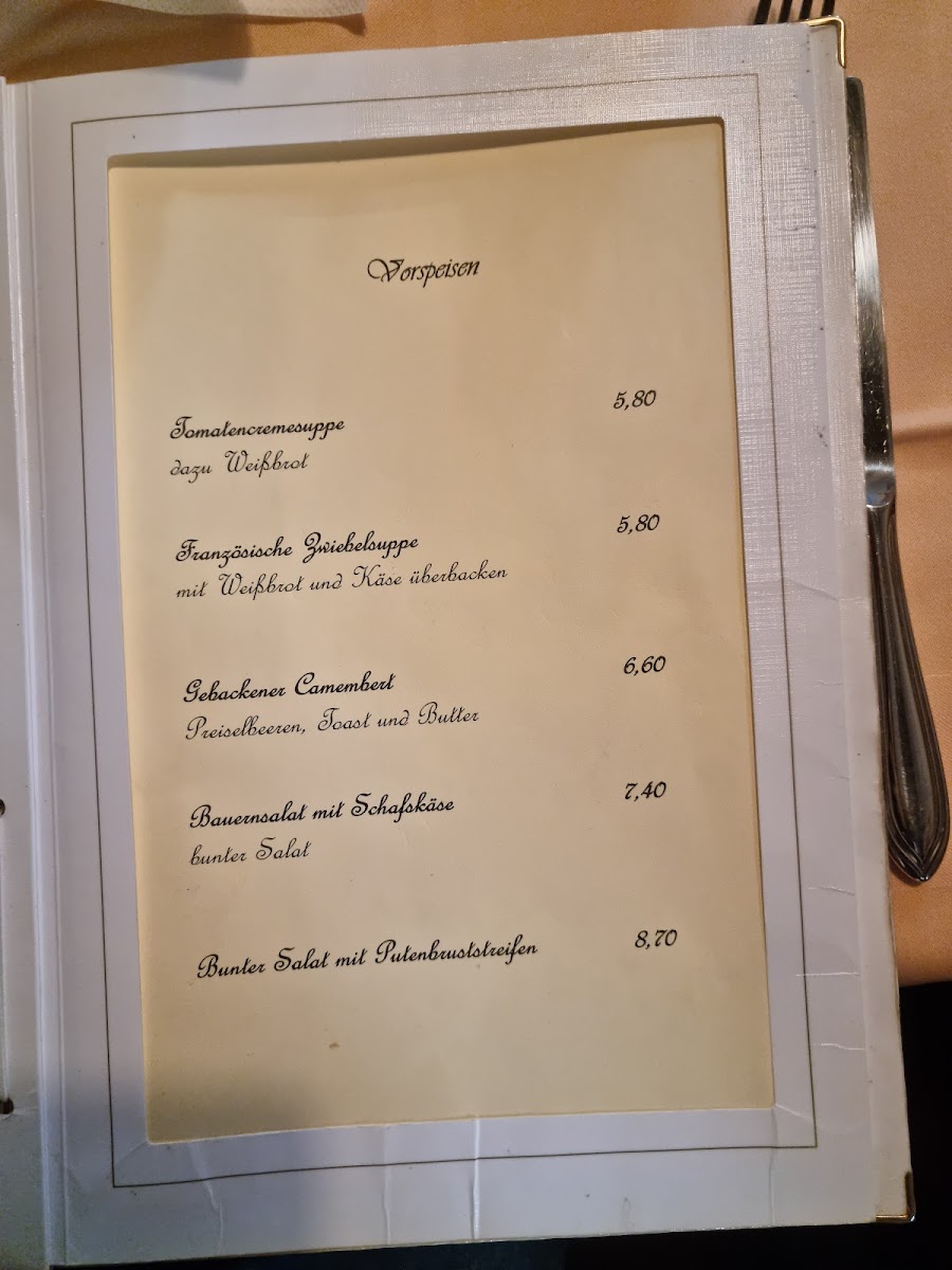 Goldenes Roß Photo Menu 3
