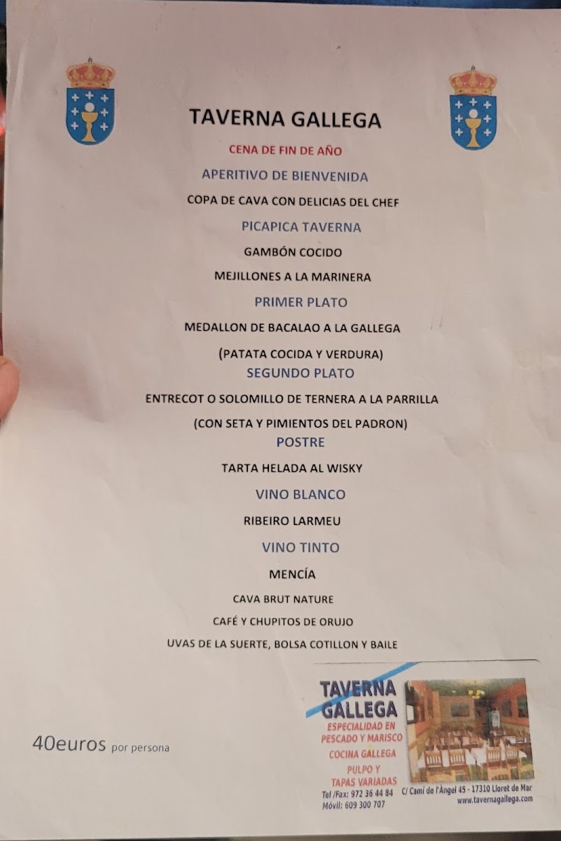 Taverna Gallega Photo Menu 1