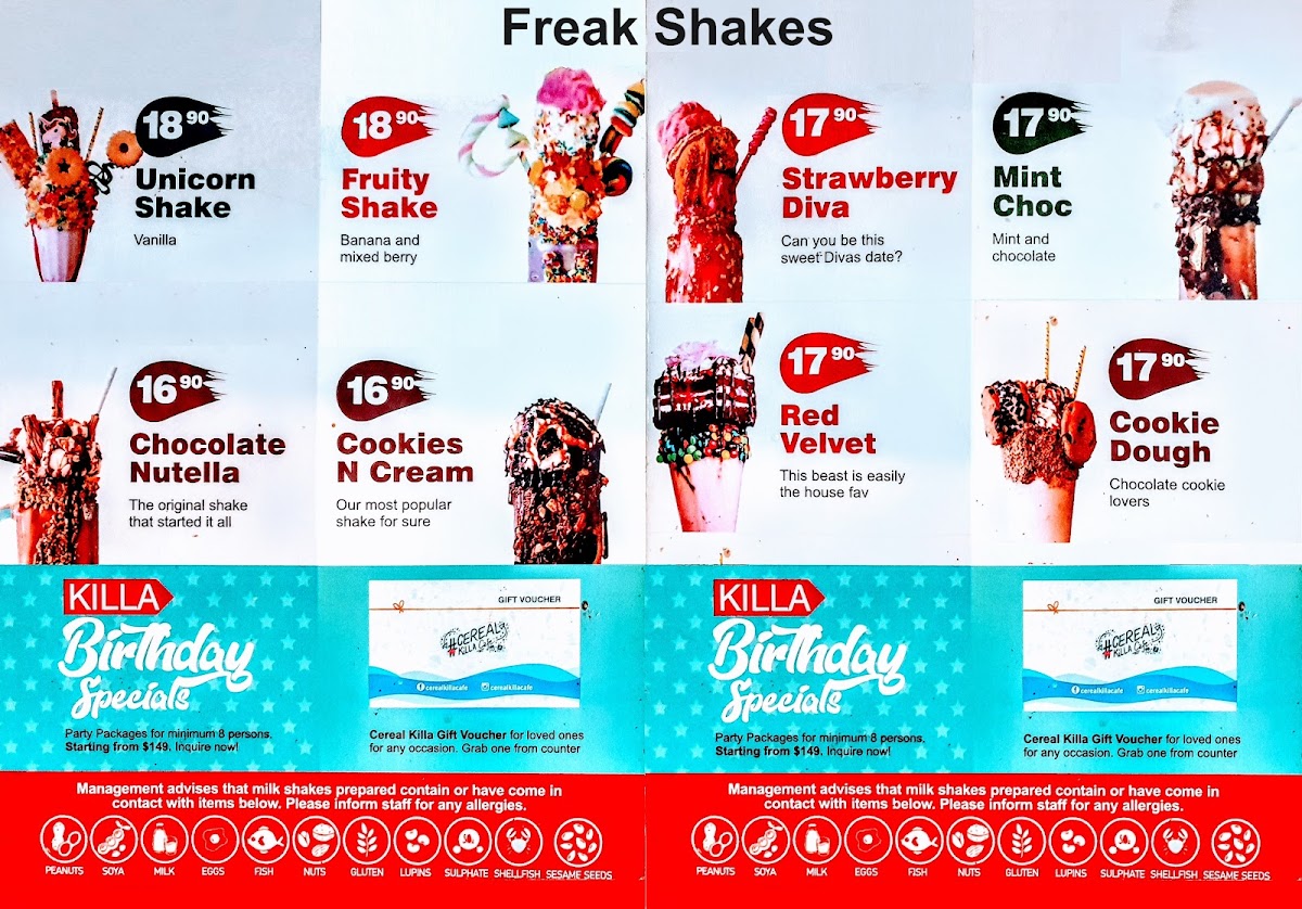 Cereal Killa Photo Menu 3