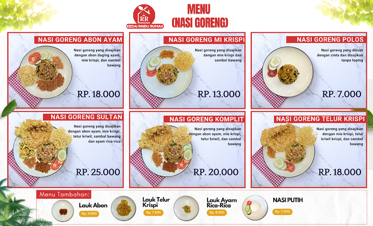 Kedai Rindu Rumah Photo Menu 2