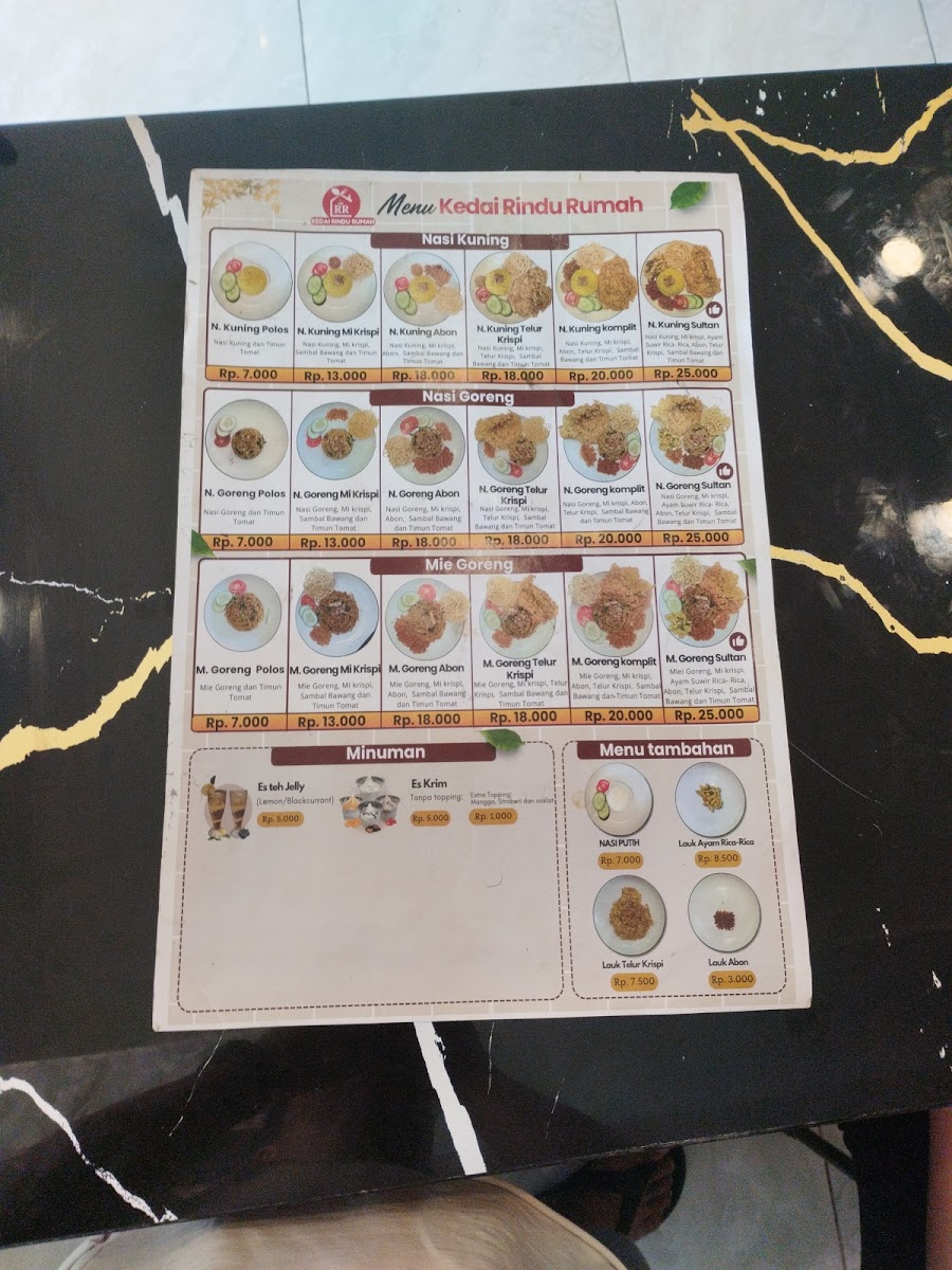 Kedai Rindu Rumah Photo Menu 5
