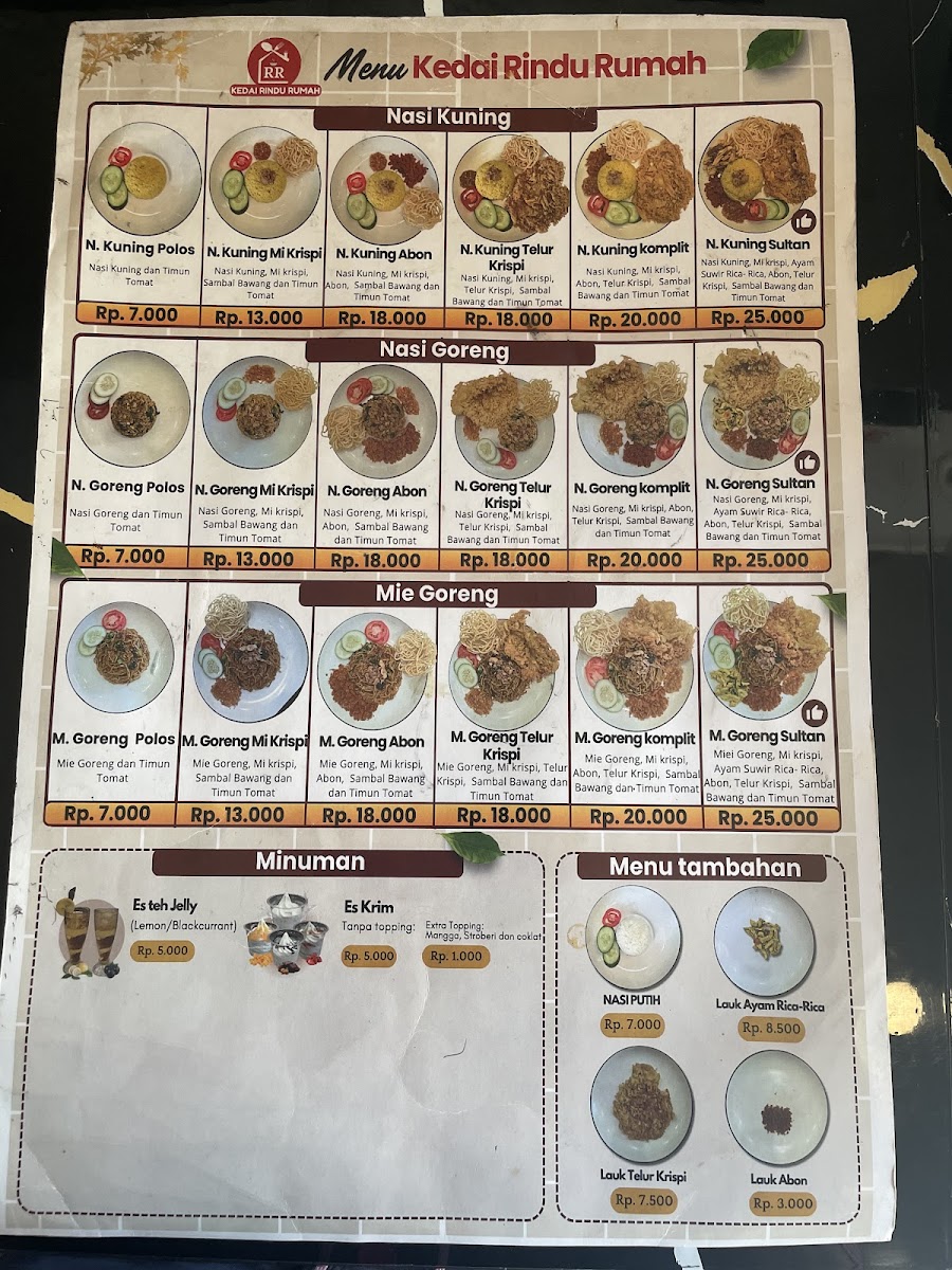 Kedai Rindu Rumah Photo Menu 6