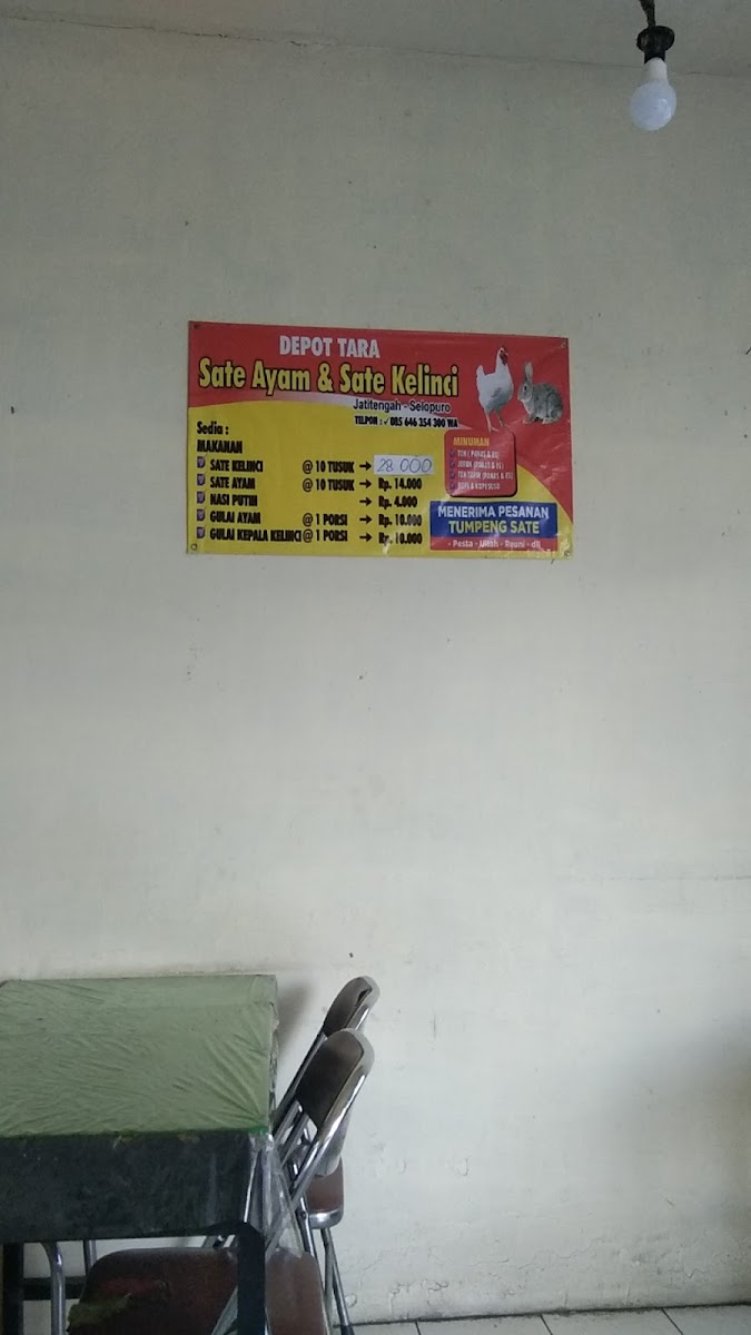 Sate Kelinci & Ayam Depot Tara Photo Menu 4