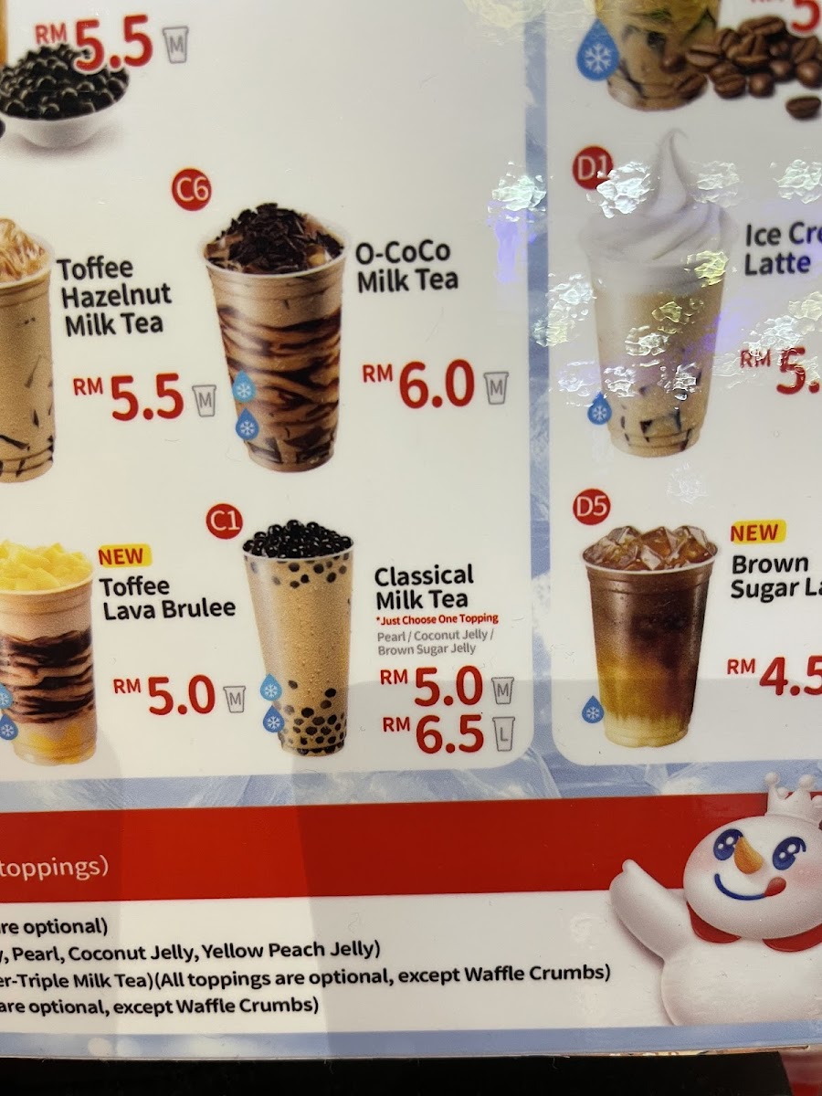 Mixue 蜜雪冰城 • Mydin Mall Photo Menu 1