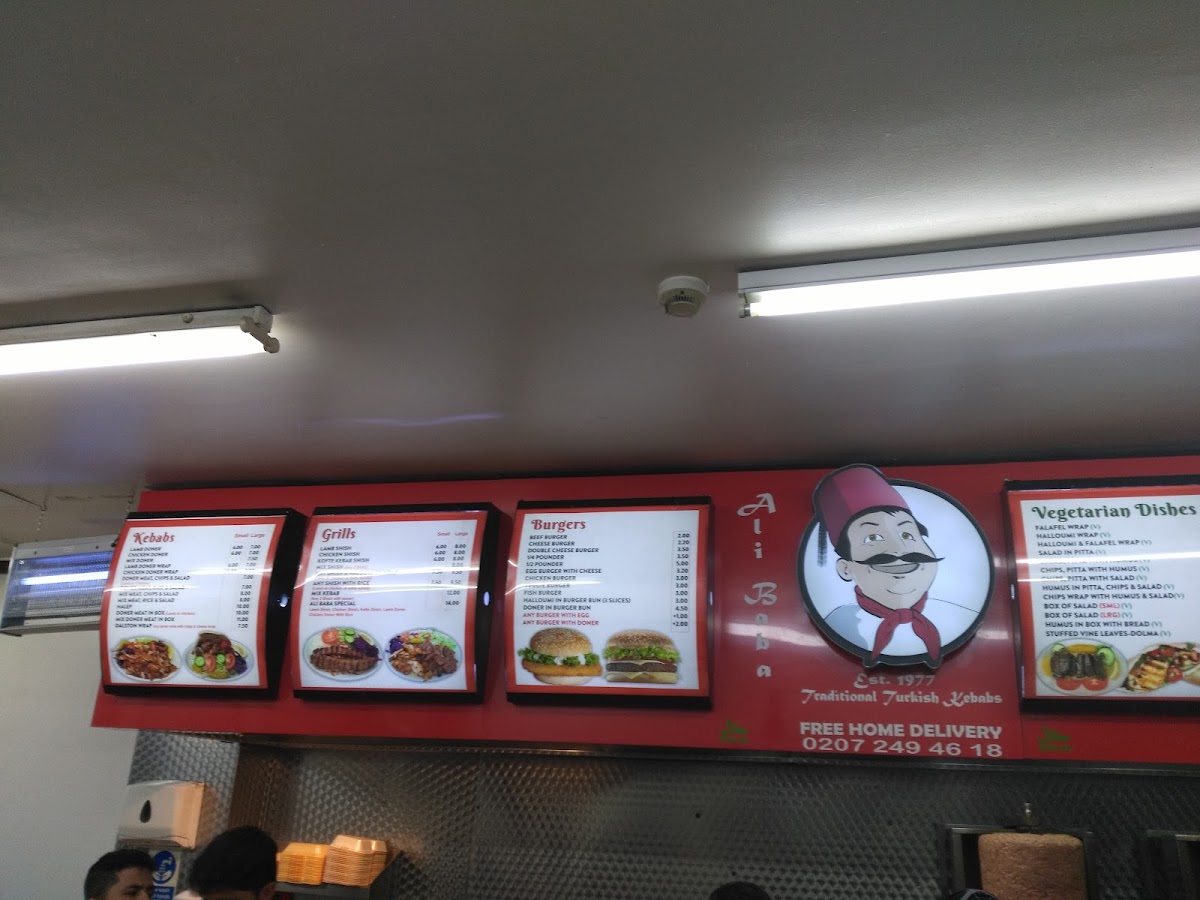Ali Baba Kebab House London Photo Menu 10