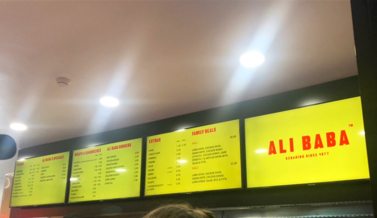 Ali Baba Kebab House London Photo Menu 9