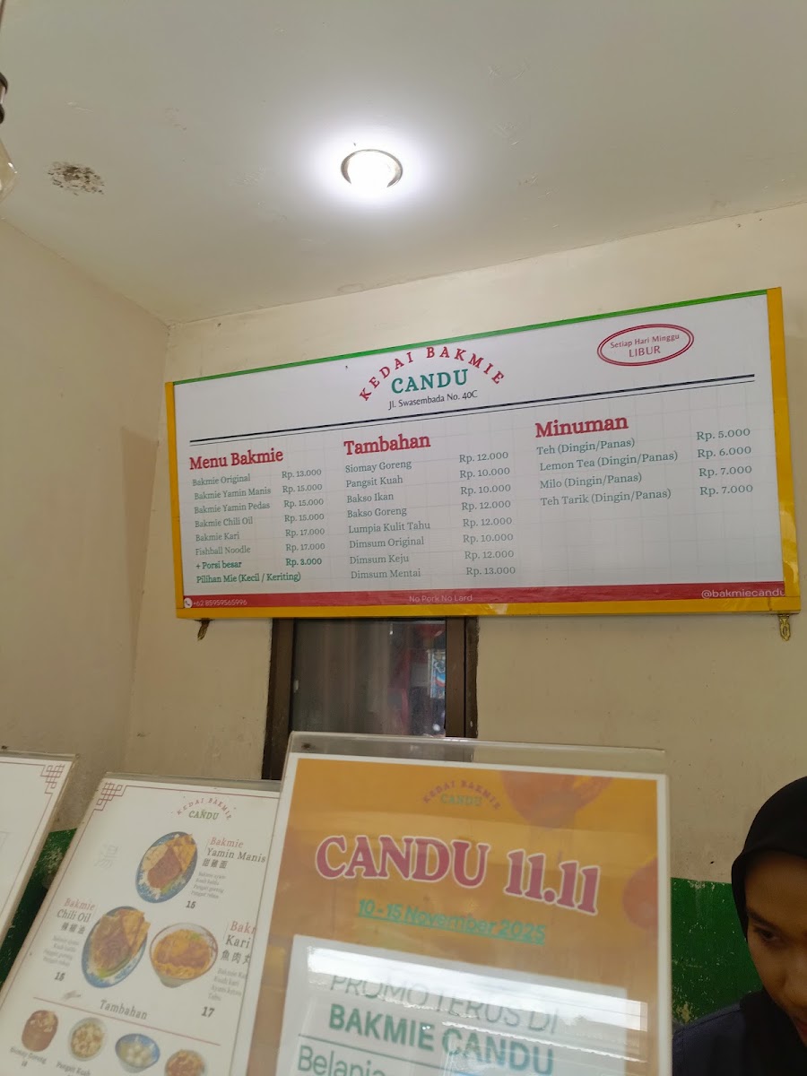 Kedai Bakmie Candu Photo Menu 6