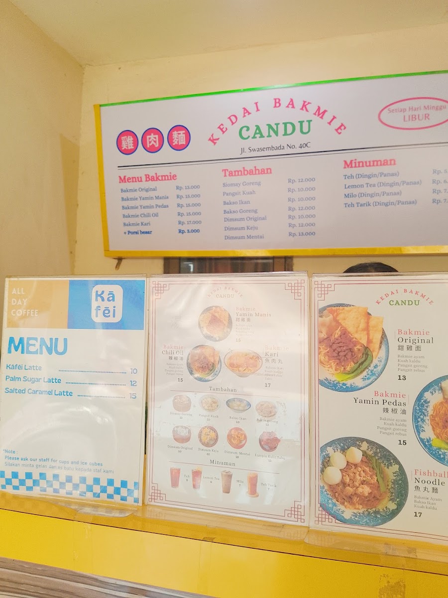 Kedai Bakmie Candu Photo Menu 7