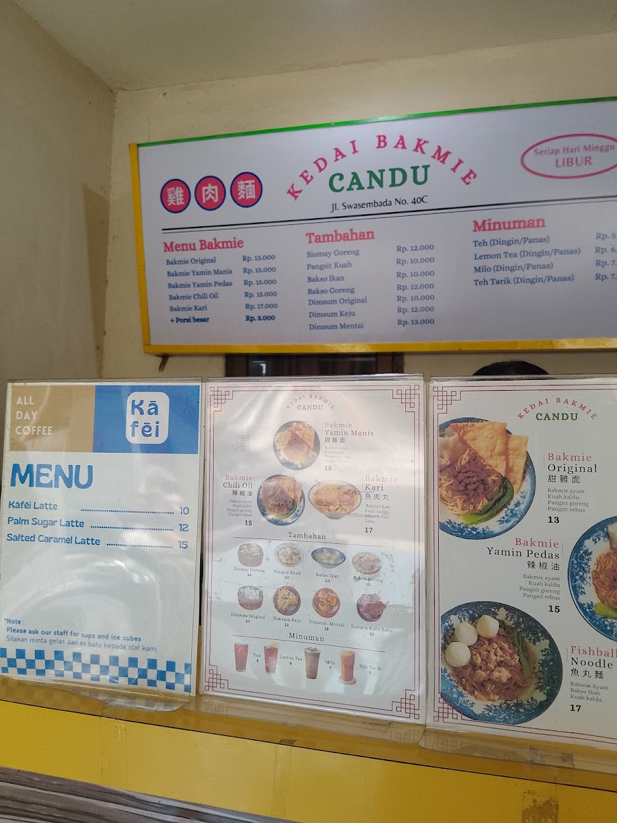 Kedai Bakmie Candu Photo Menu 8