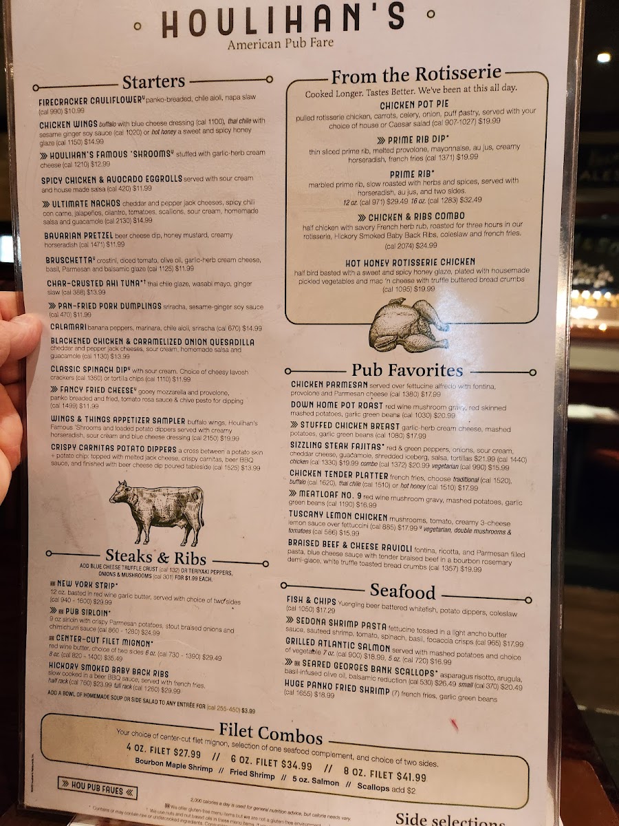 Houlihan's Photo Menu 1