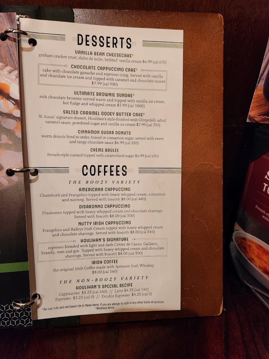 Houlihan's Photo Menu 3